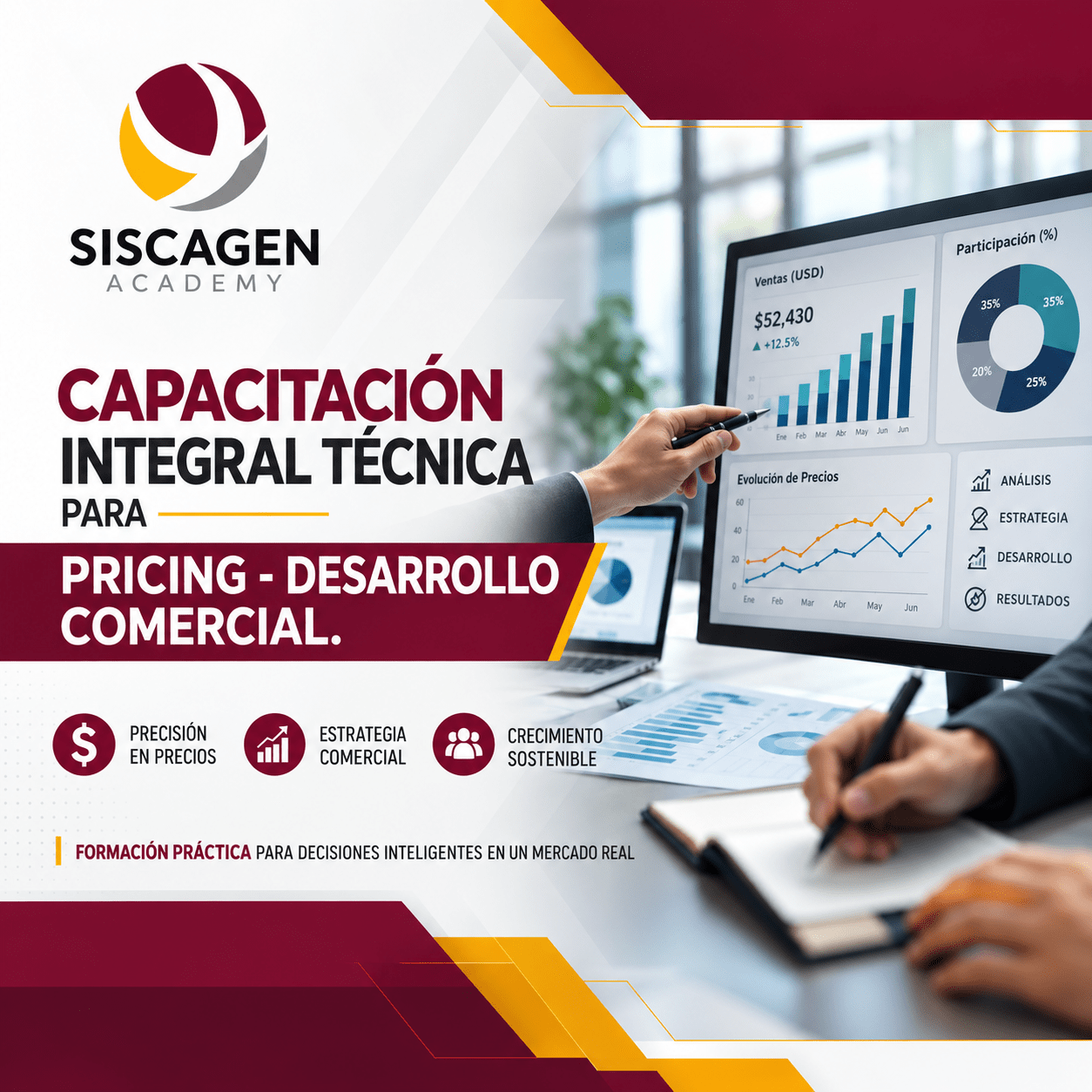 Capacitación Integral Técnica para Pricing – Desarrollo Comercial